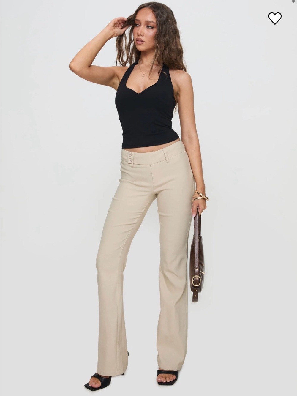 Princess Polly kinkirk flared pants taupe High-Rise Bootcut Pants